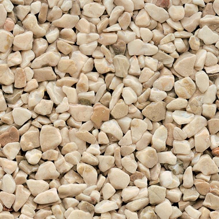 Farbmuster Beige — Marmorkies in warmem Sandton
