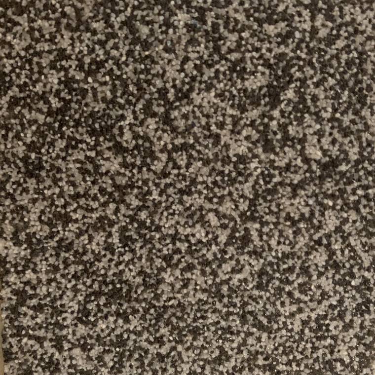Farbmuster Colorquarz anthrazitmeliert